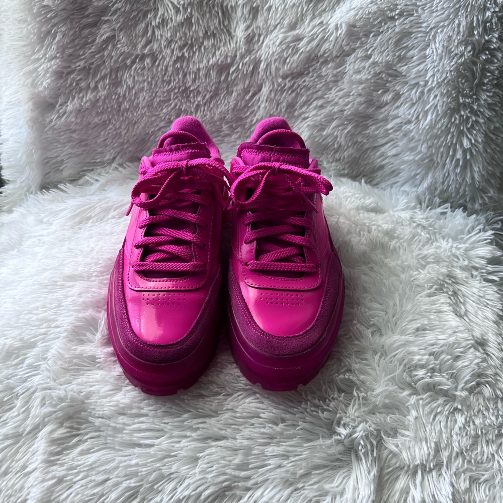 Pink Cardi B club C Reebok